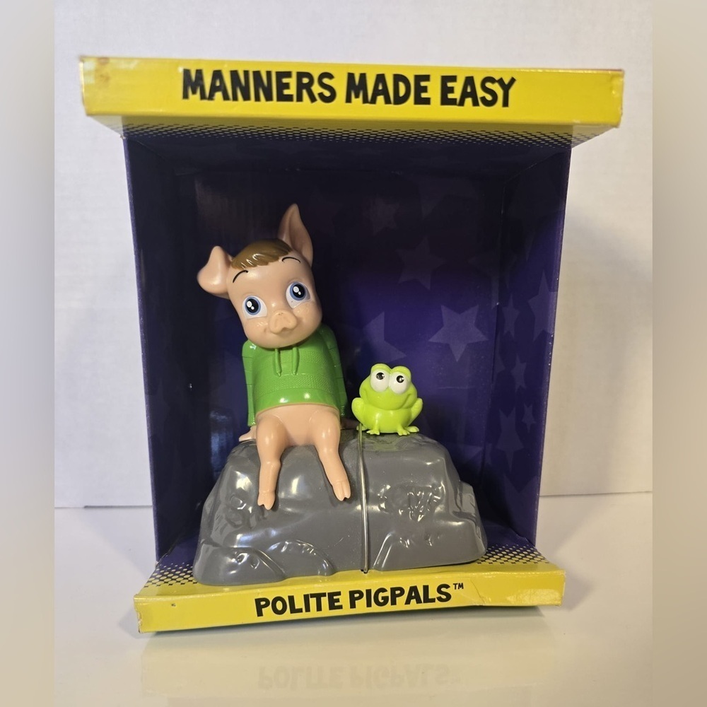 BRAND NEW manners made easy, polite pigpals bathroom buddy Fun Learning, WE TALK